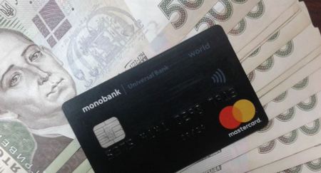 карта моно и гривны