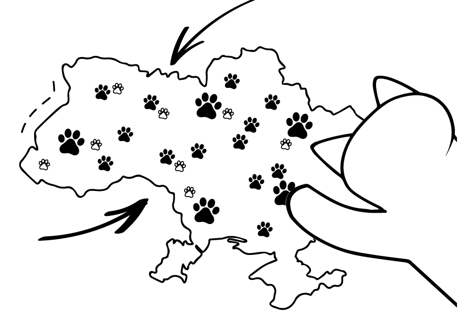 Кото-Карта точек выдачи Монобанка