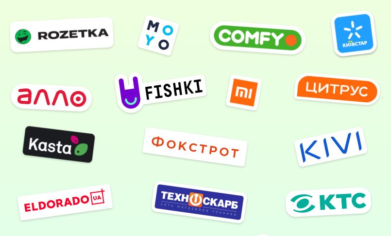 В каких магазинах действует рассрочка Монобанка